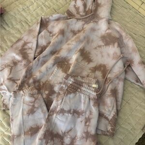 TNA Tie-Dye Hoodie and Sweatpants